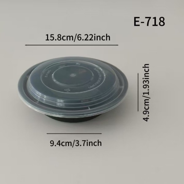 Disposable Take Out Container Bowl with Lid