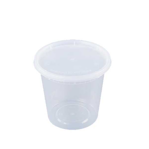 Clear 24oz PP Soup Cup with Lid