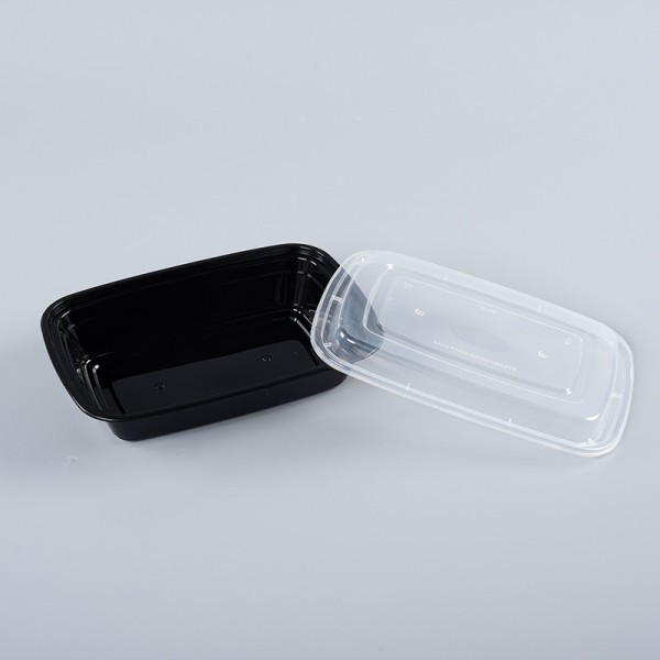 Disposable PP Take Out Square Container with Lid