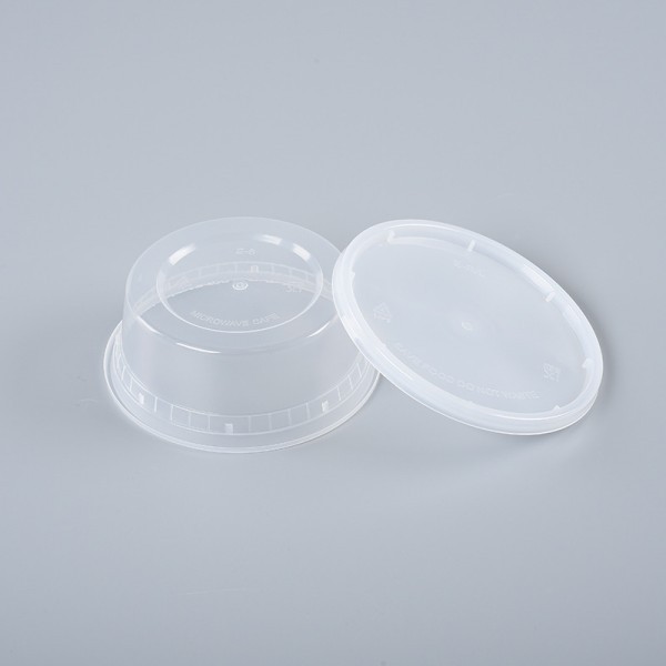 Clear 8oz PP Soup Cup with Lid