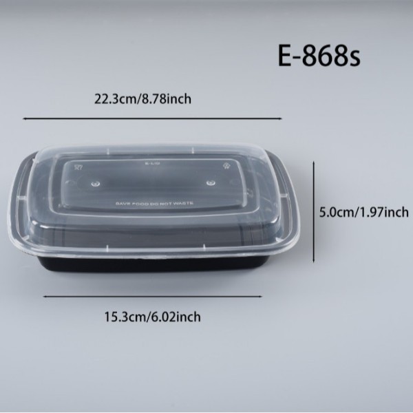 Disposable Square PP Take Out Container